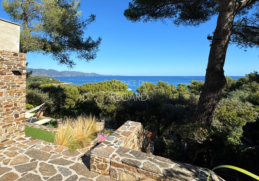 Proprit vue mer au Gaou Bnat, plage  5mns  pied...